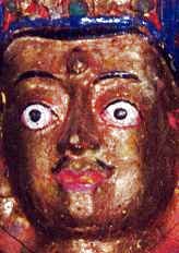 Portrait of Padmasambhava statue