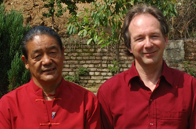 Muktinath Lama Wangyal and André Kalden, Kathmandu 2012