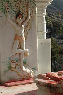 The monument for Sadhu Nilkanth-Surjadas, (Swaminarayan).